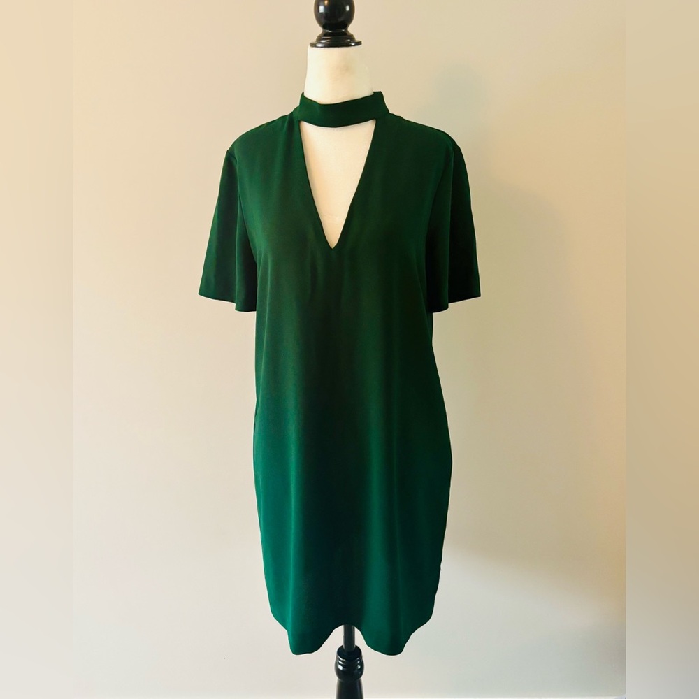 Zara Woman Forest Green Dress